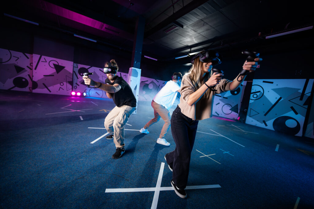 Virtual Reality in Basel in der VIRTUAL ARENA im Erlebniscenter Basel